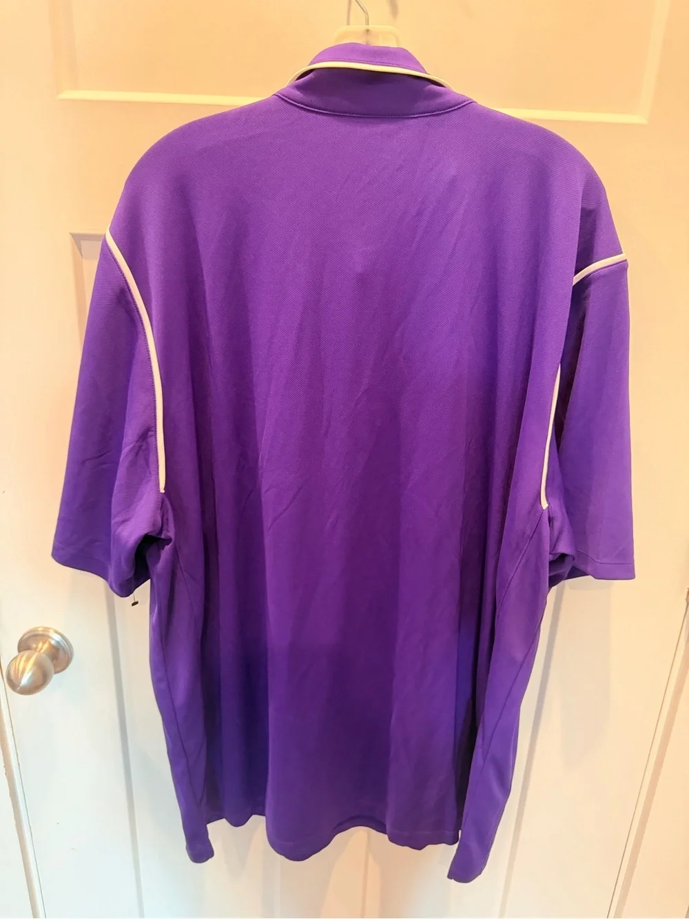 Nike Clemson Tigers Dri-FIT Purple Sideline Polo Men’s XXL like new